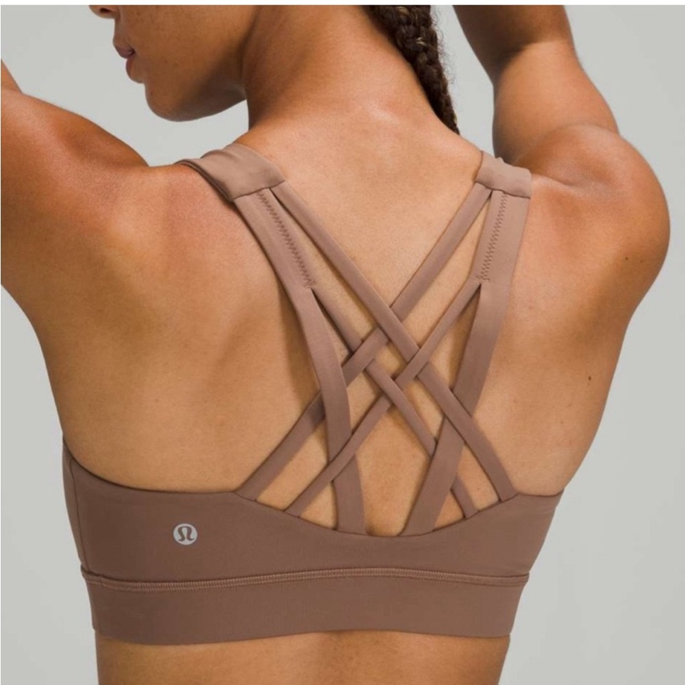 lululemon athletica Brown Strappy Sports Bra